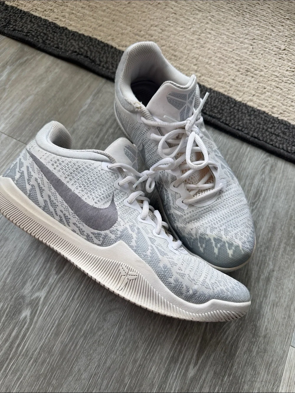 Nike Kobe Mamba Rage Pure Platinum Men Sneakers 908972-100